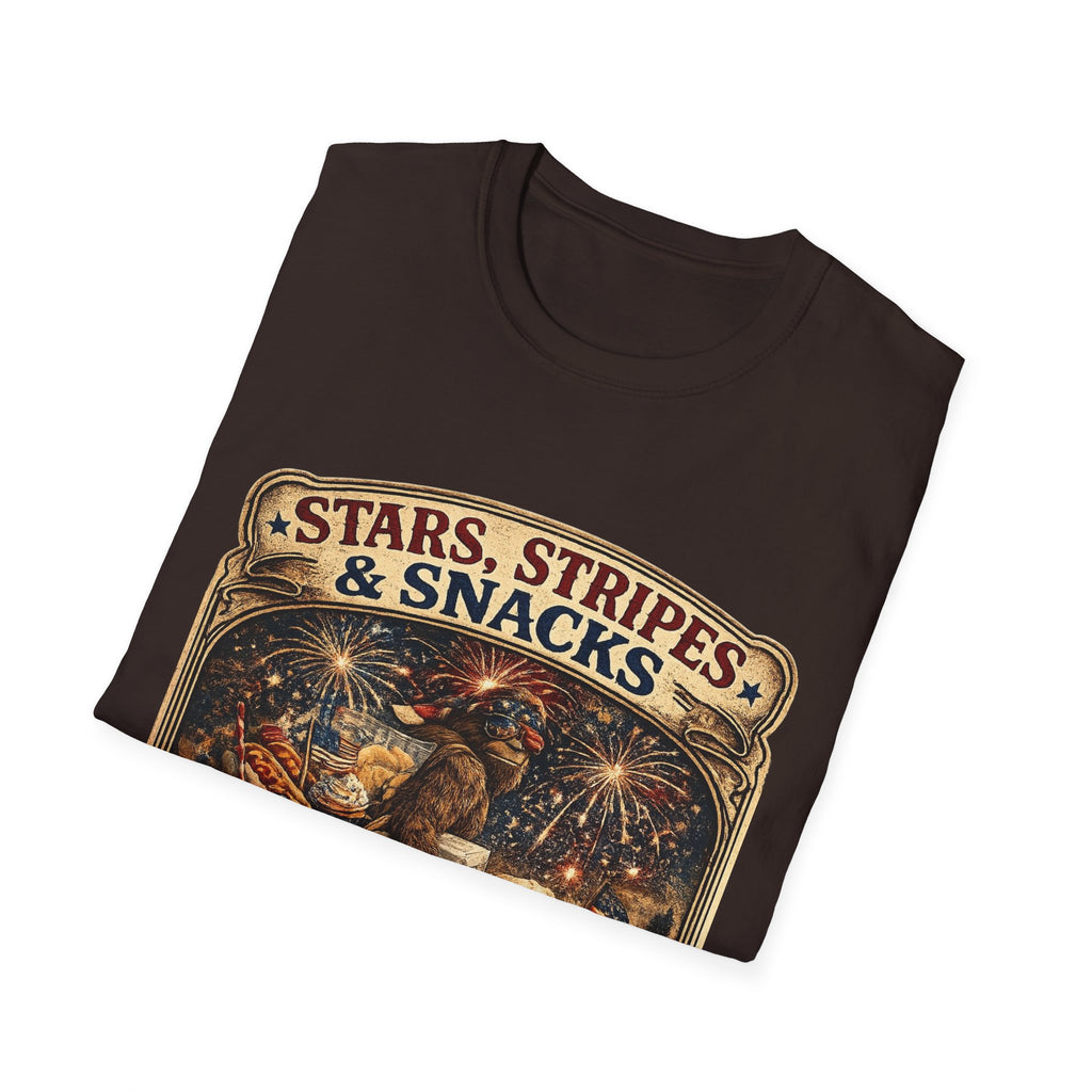 Patriotic 'Stars, Stripes & Snacks' T-Shirt