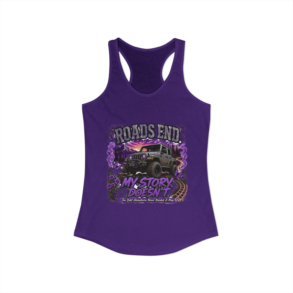 Roads End Jeep Women's Ideal Racerback Tank