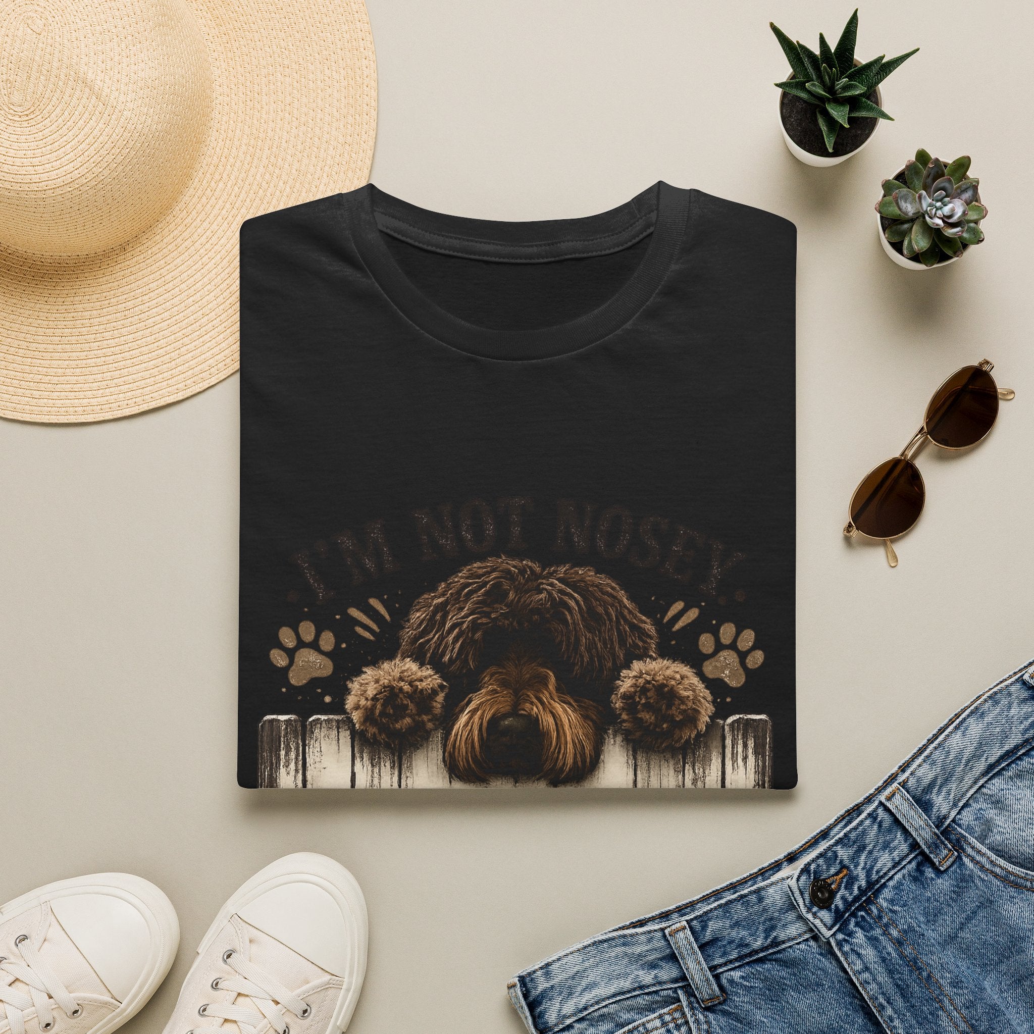 'I'm Not Nosey I'm the Neighborhood Security System' - Unisex Softstyle T-Shirt