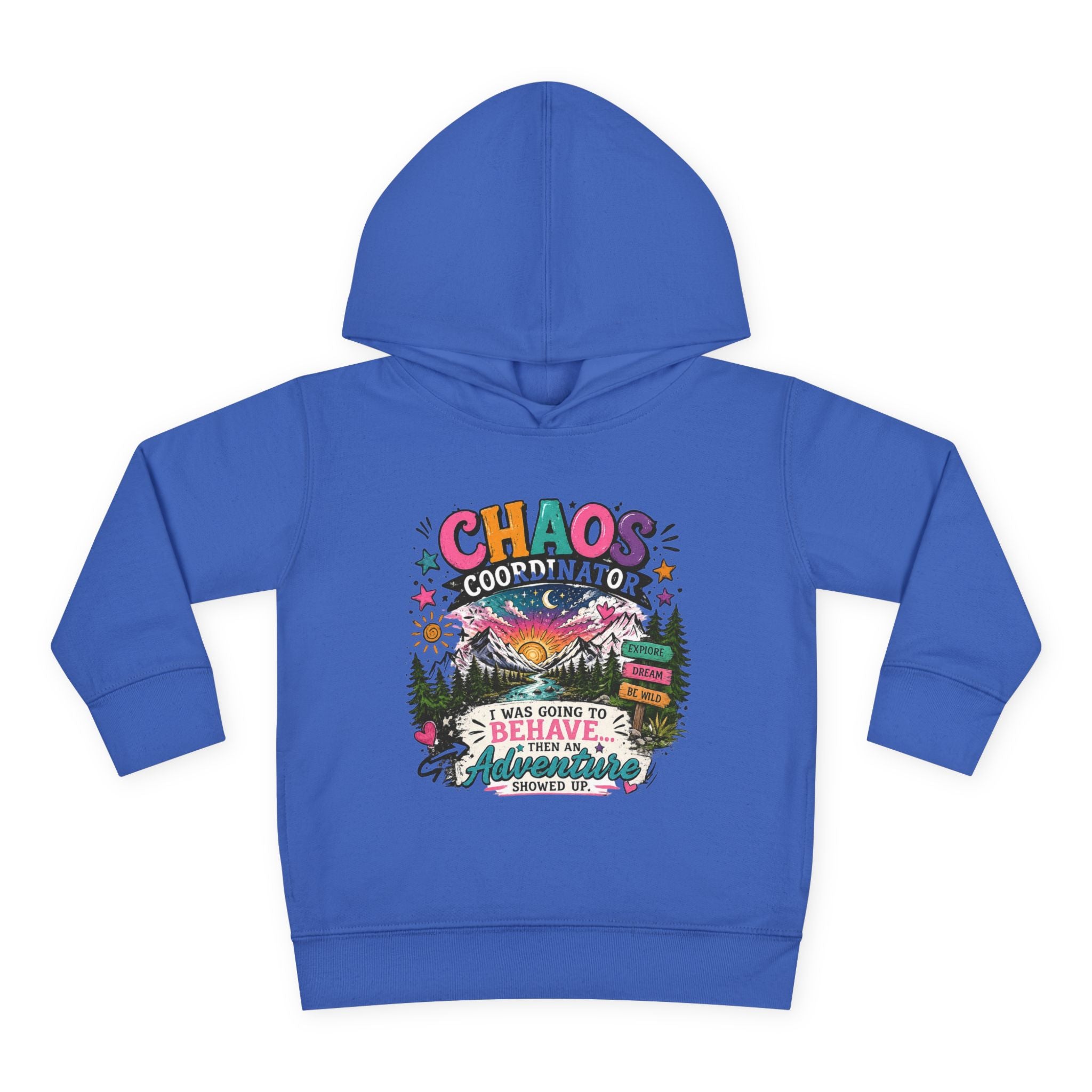Chaos Coordinator Toddler Pullover Fleece Hoodie