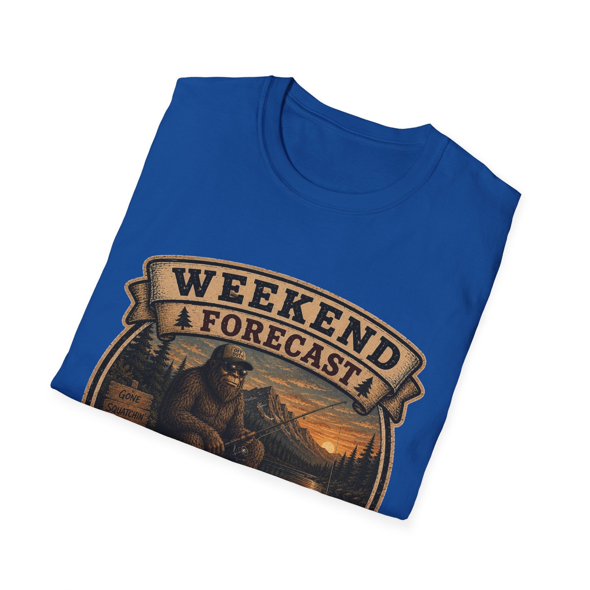 Weekend Forecast T-Shirt — 100% Chance of Avoiding People Graphic Tee