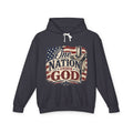 One Nation Under God Hoodie — Patriotic American Flag Cross Sweatshirt