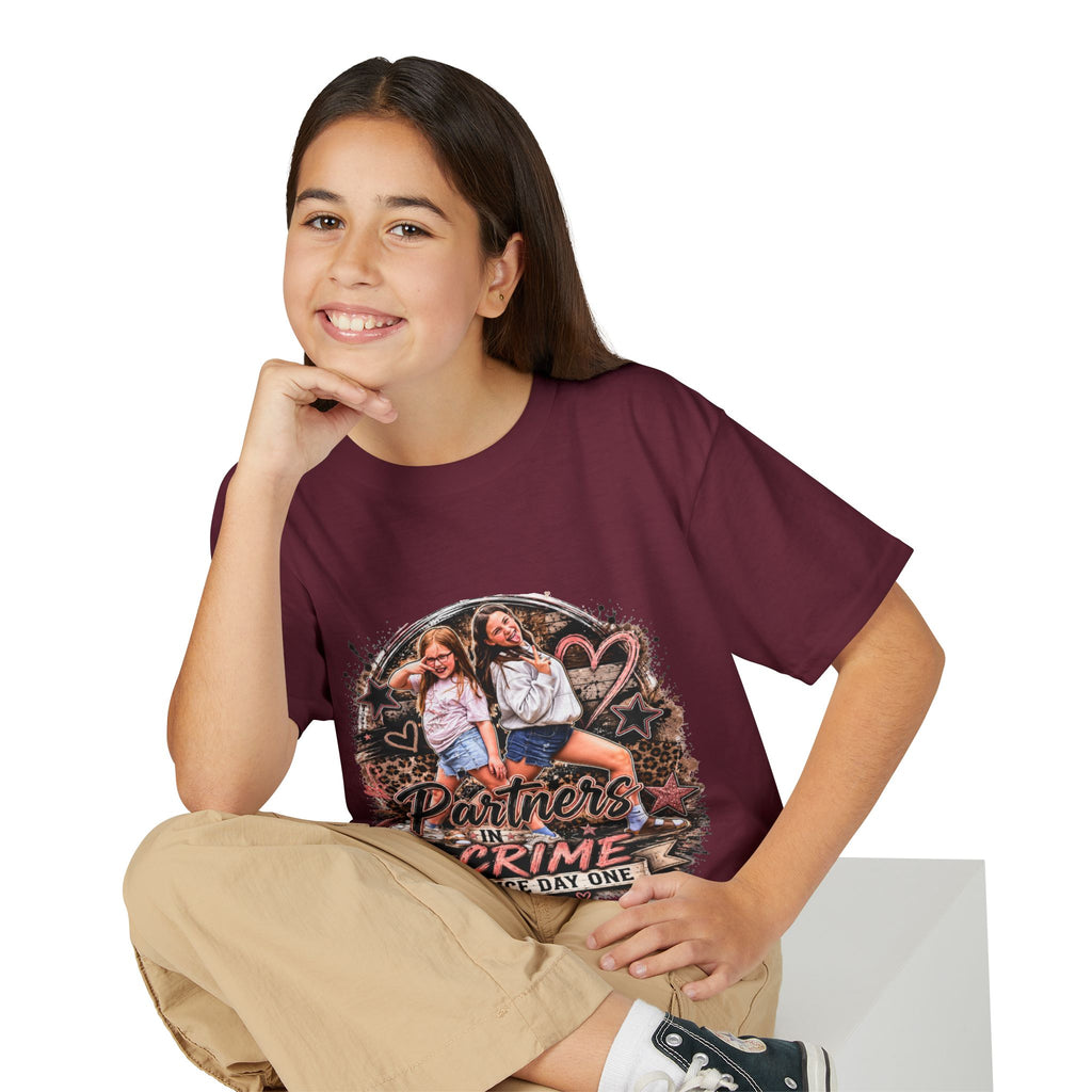 "Partners in Crime Since Day One" Best Friend Tee – Youth T-Shirt