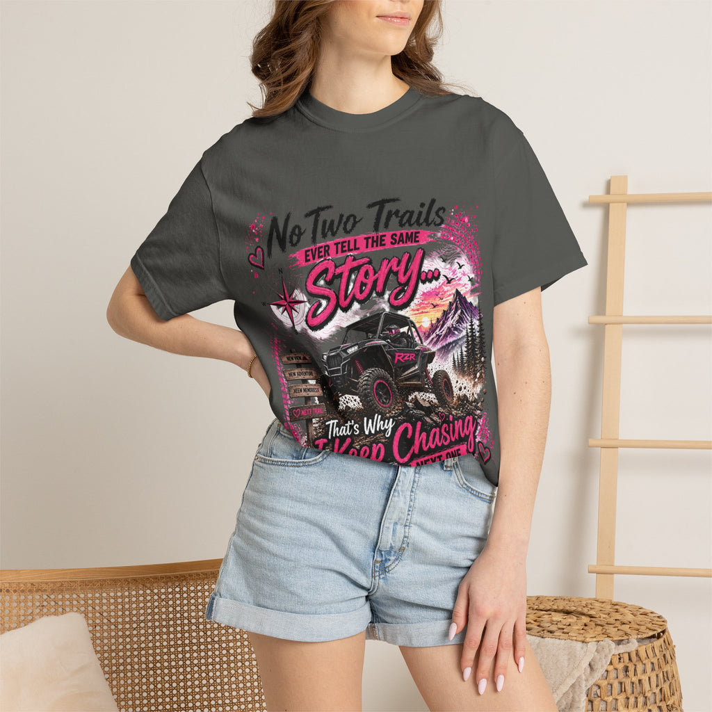 Off-Road Truck T-Shirt — "No Two Trails Ever Tell the Same Story" Adventure Tee