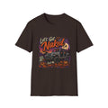 Let's Get Naked T-Shirt — Retro Halloween Camper Graphic Tee