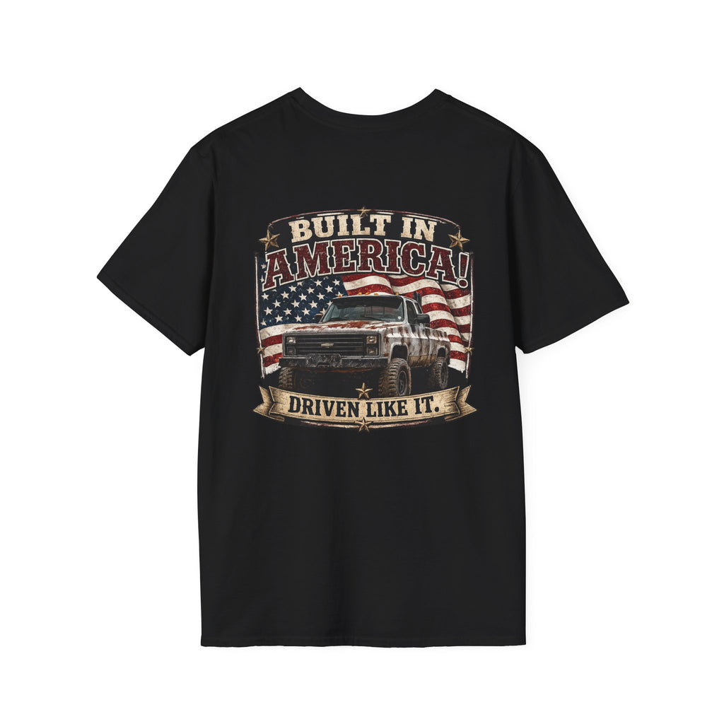 Built In America - Chevrolet K30 Vintage Patch T-Shirt