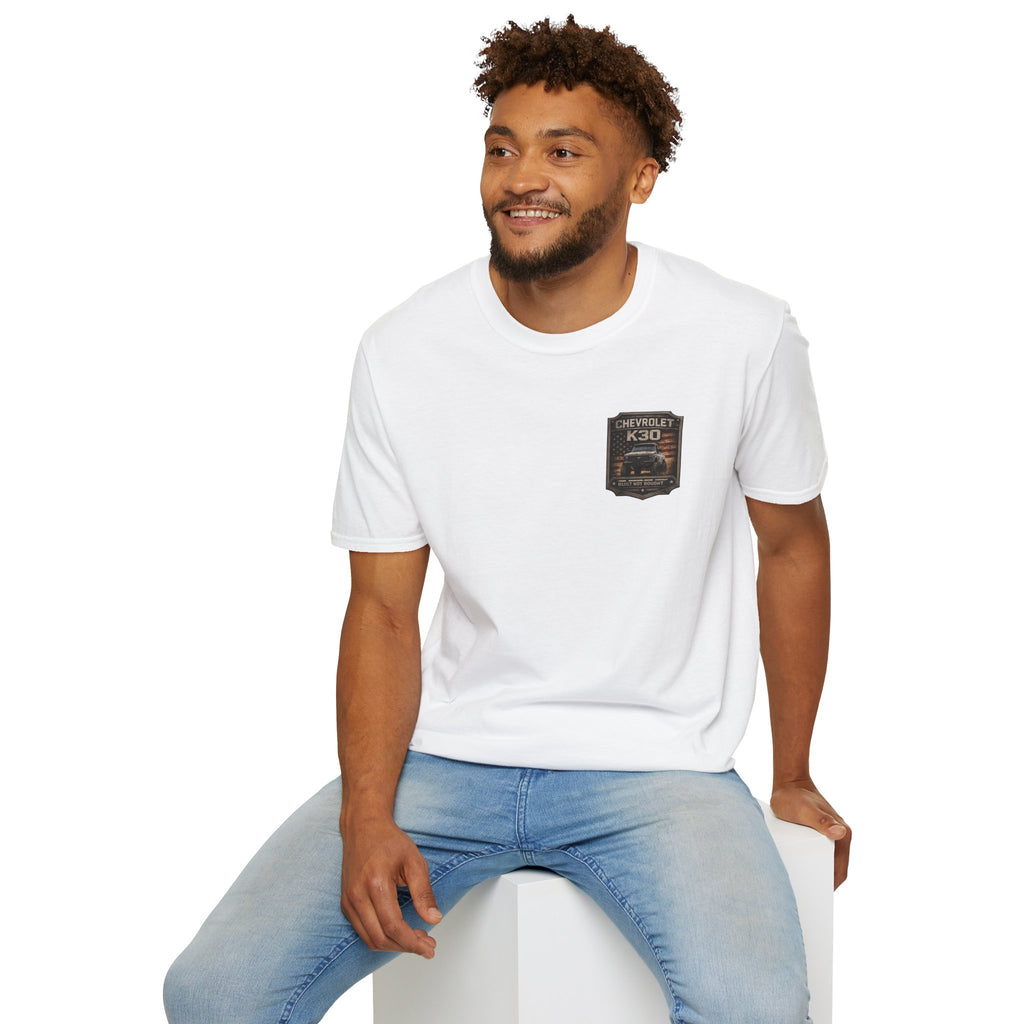 Farm Truck - Chevrolet K30 Vintage Badge T-Shirt