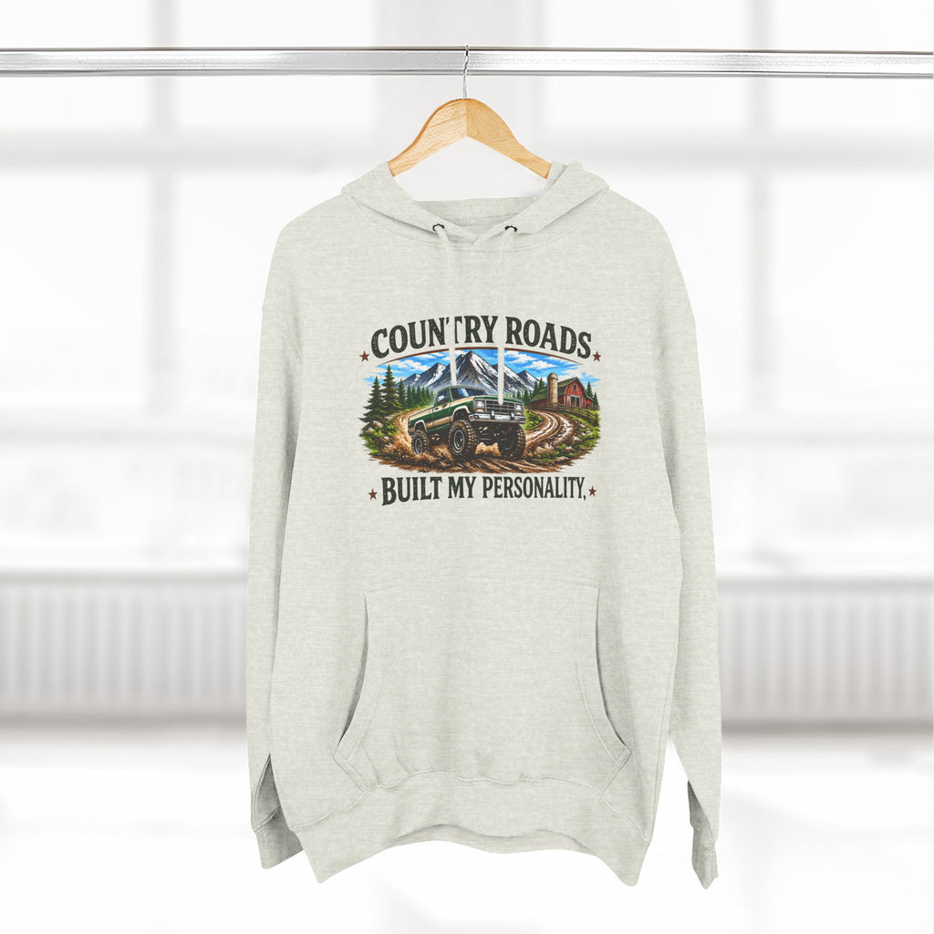 Country Roads Truck Three-Panel Fleece Hoodie