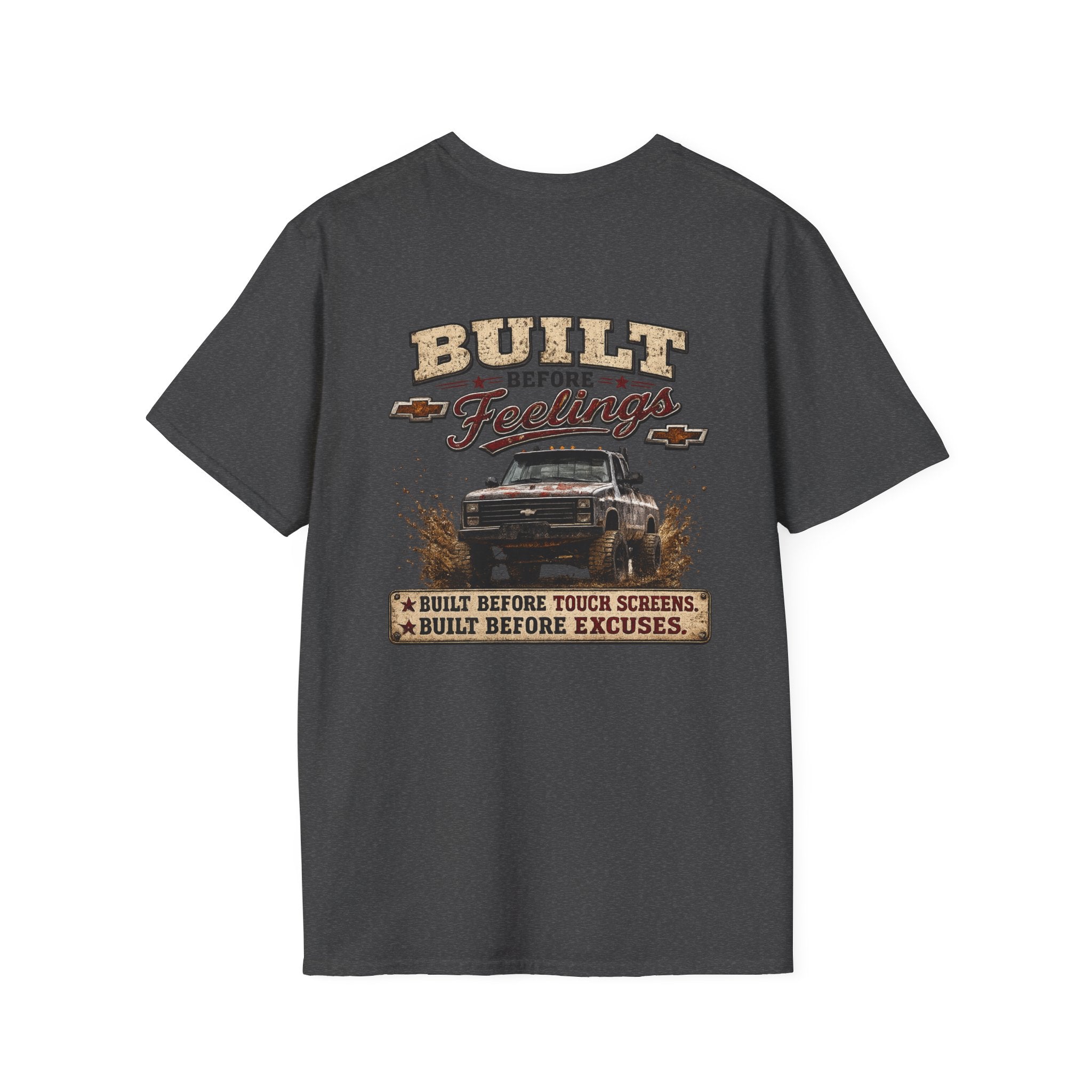 Vintage 'Built Not Bought' Chest Logo T-Shirt