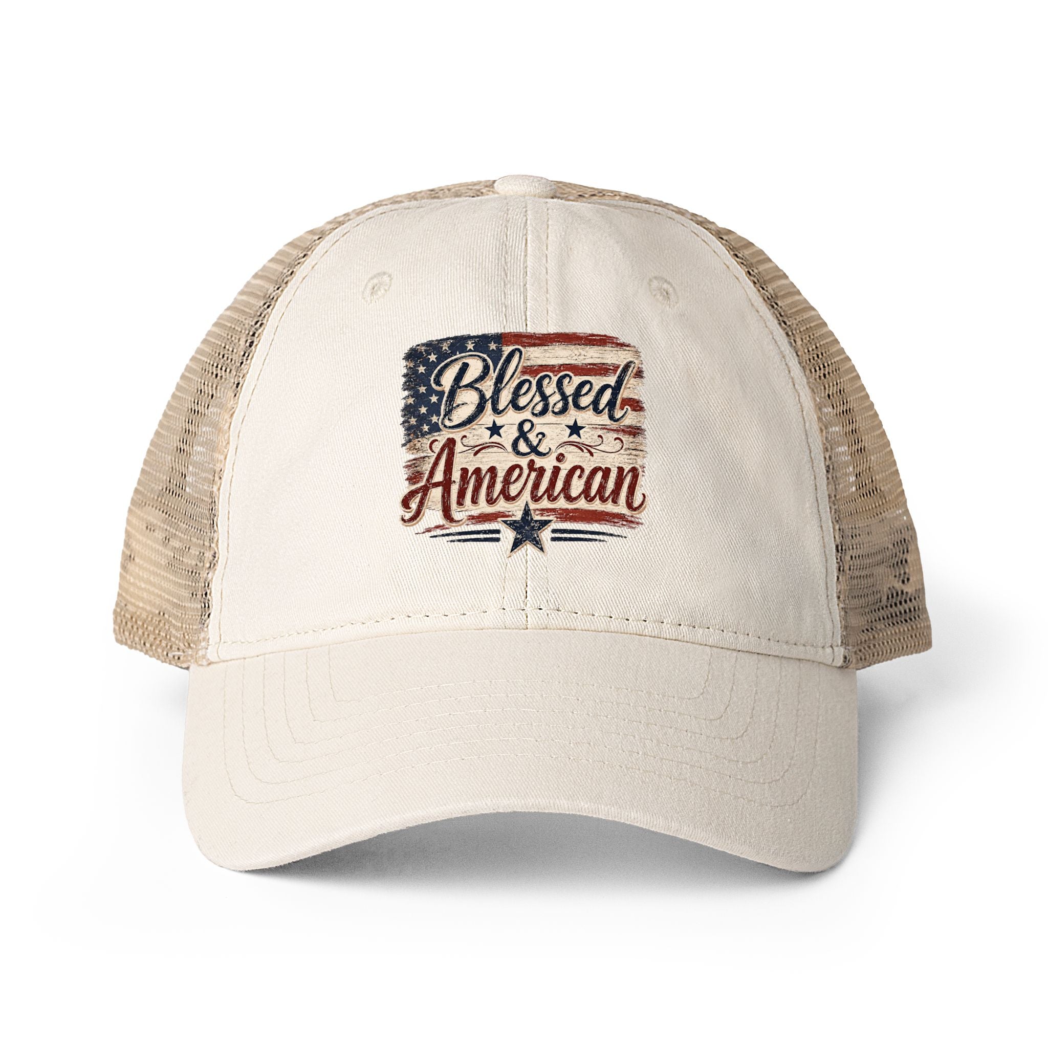 Women's Washed Mesh-Back Cap