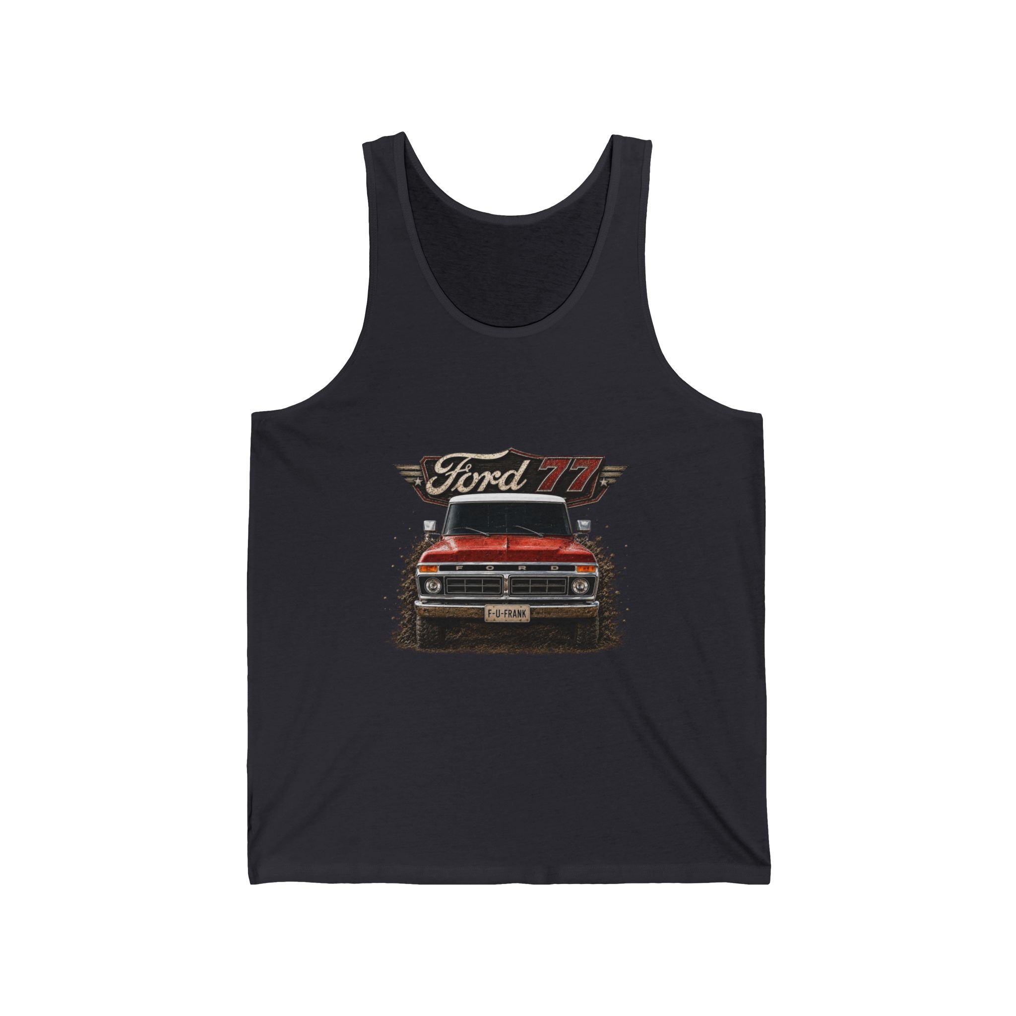 Ford F-150 Vintage Truck Tank Top — Classic Red Pickup Graphic