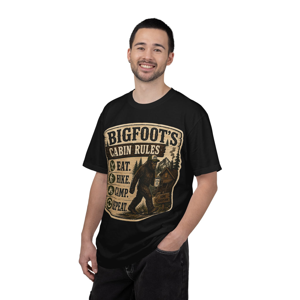 Bigfoot's Cabin Rules T-shirt