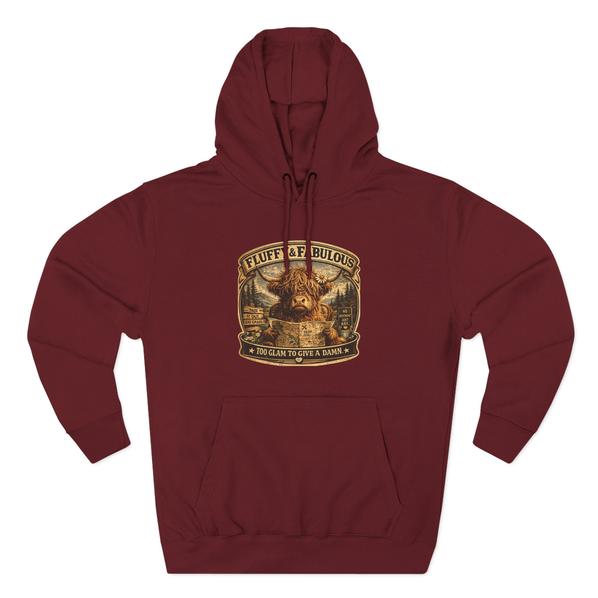 Fluffy & Fabulous Three-Panel Fleece Hoodie
