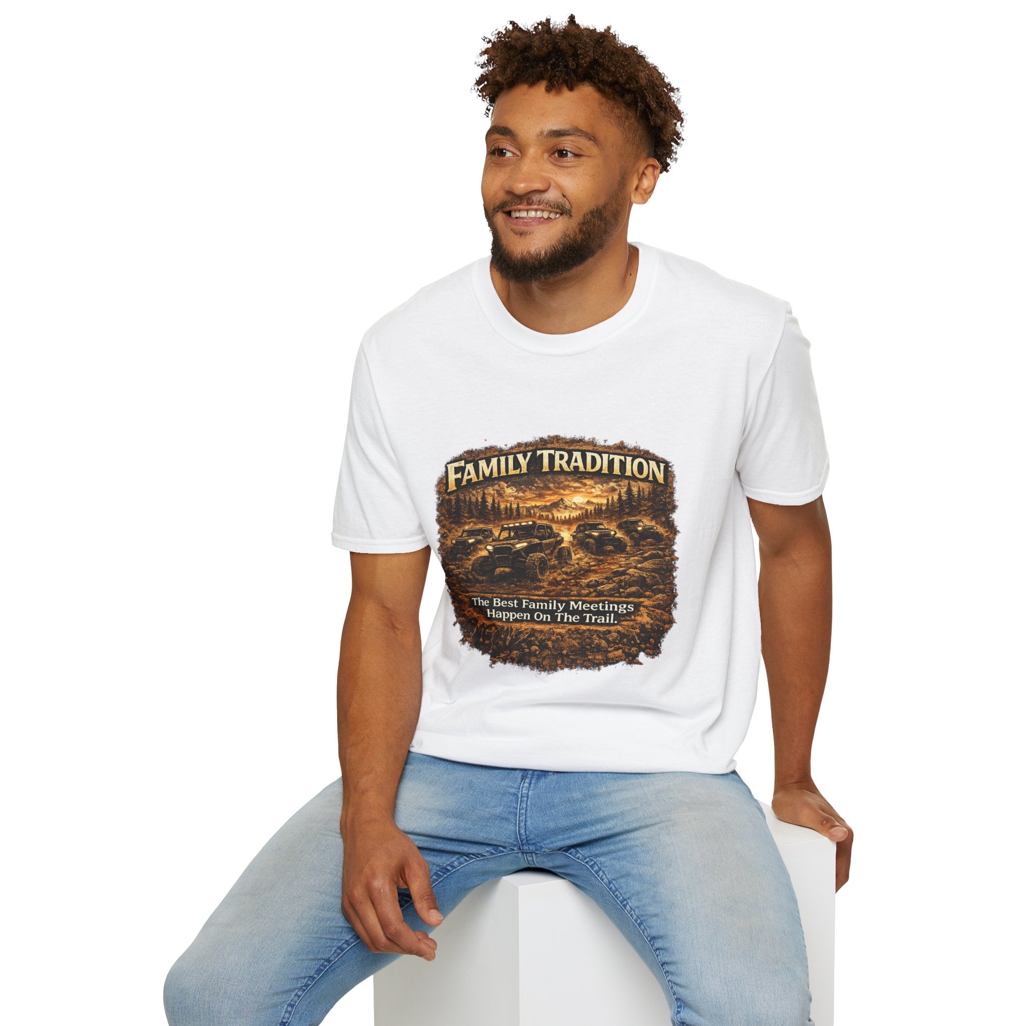 "Family Tradition" Off-Road Truck Vintage Graphic — T-Shirt
