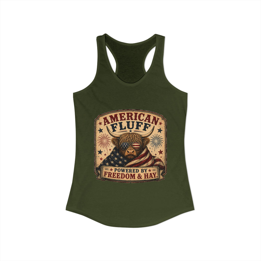 American Fluff Women's Ideal Racerback Tank