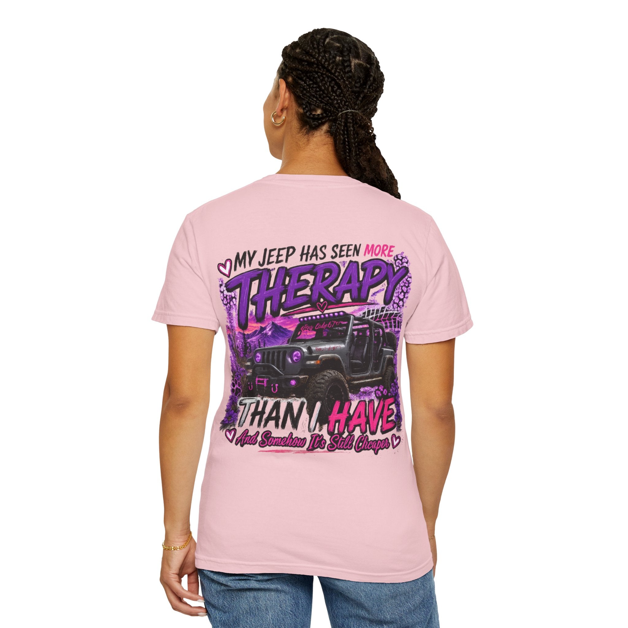 Jeep Therapy T‑Shirt — My Jeep Has Seen More Therapy Than I Have Graphic Tee