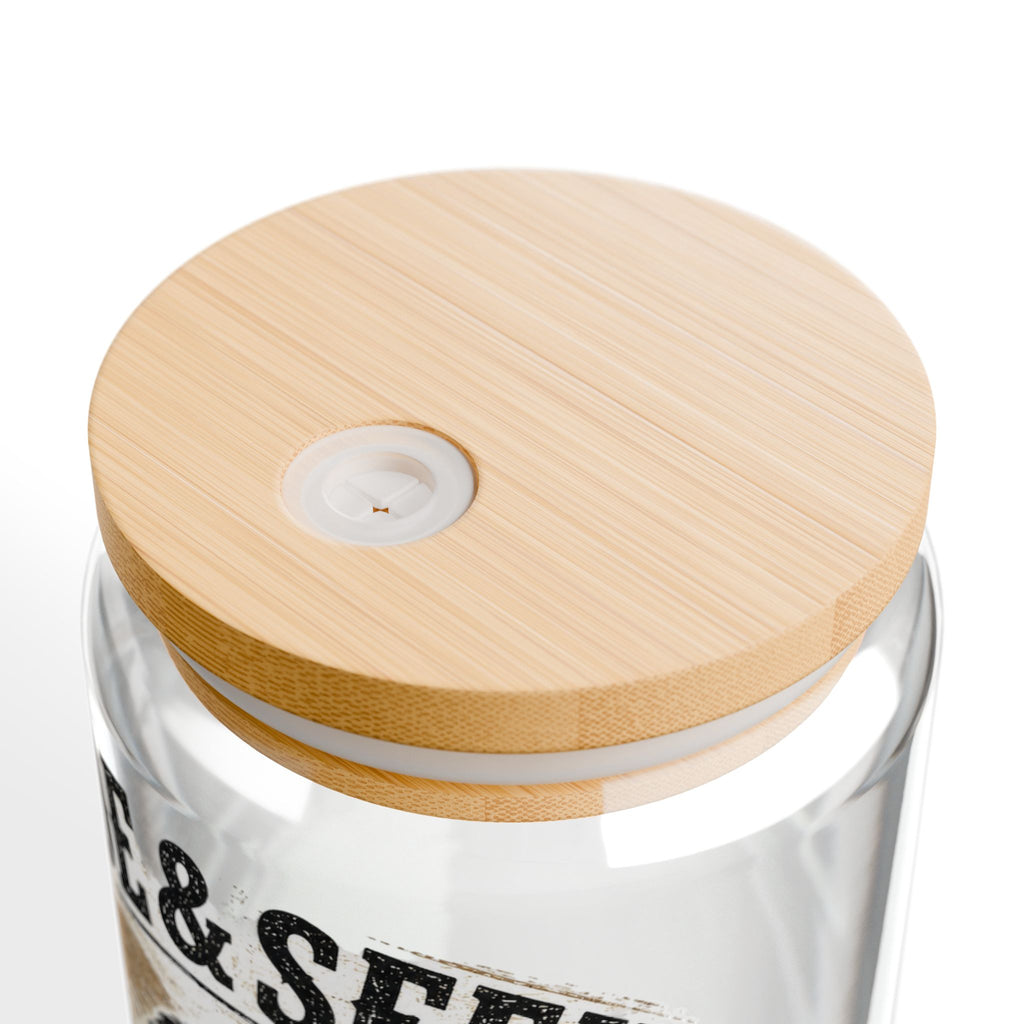 Hide & Seek Champion Since Forever Bigfoot Glass Straw Cup, 16oz