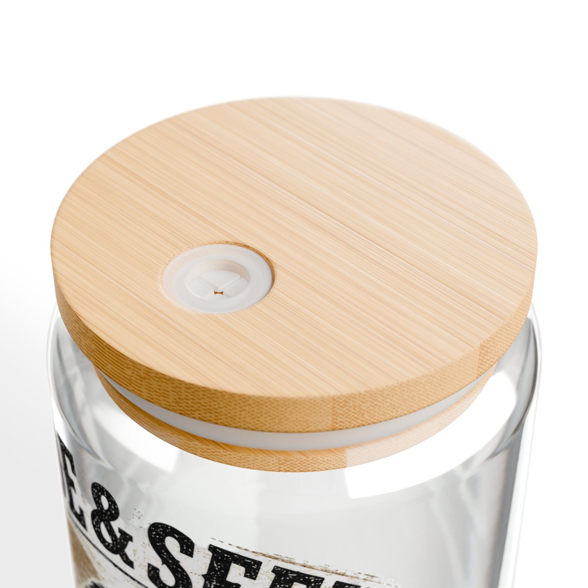 Hide & Seek Champion Since Forever Bigfoot Glass Straw Cup, 16oz
