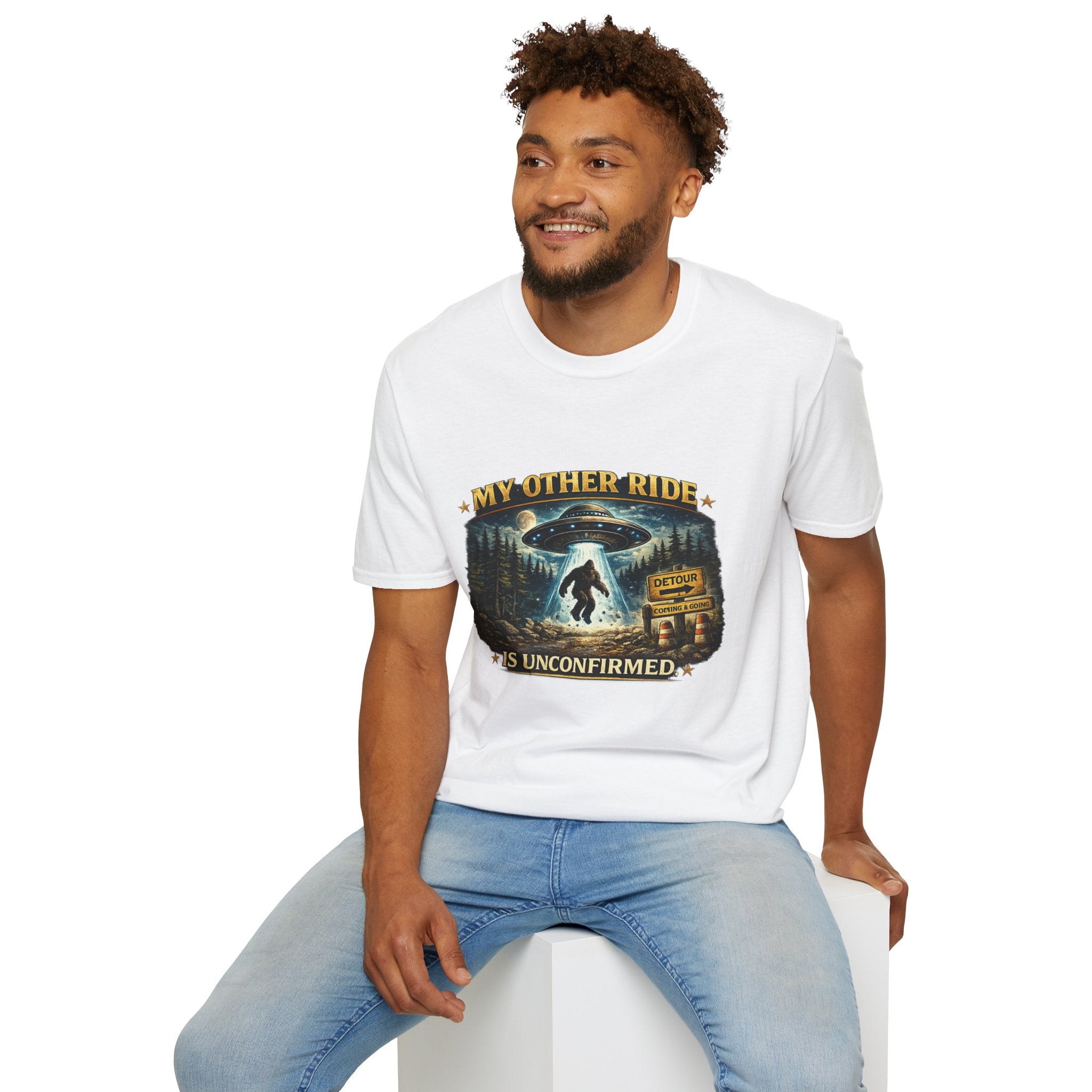 UFO Tee — "My Other Ride is Unconfirmed" Alien Abduction T-Shirt
