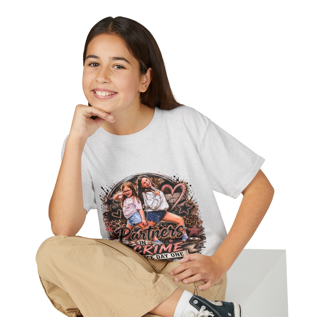 "Partners in Crime Since Day One" Best Friend Tee – Youth T-Shirt