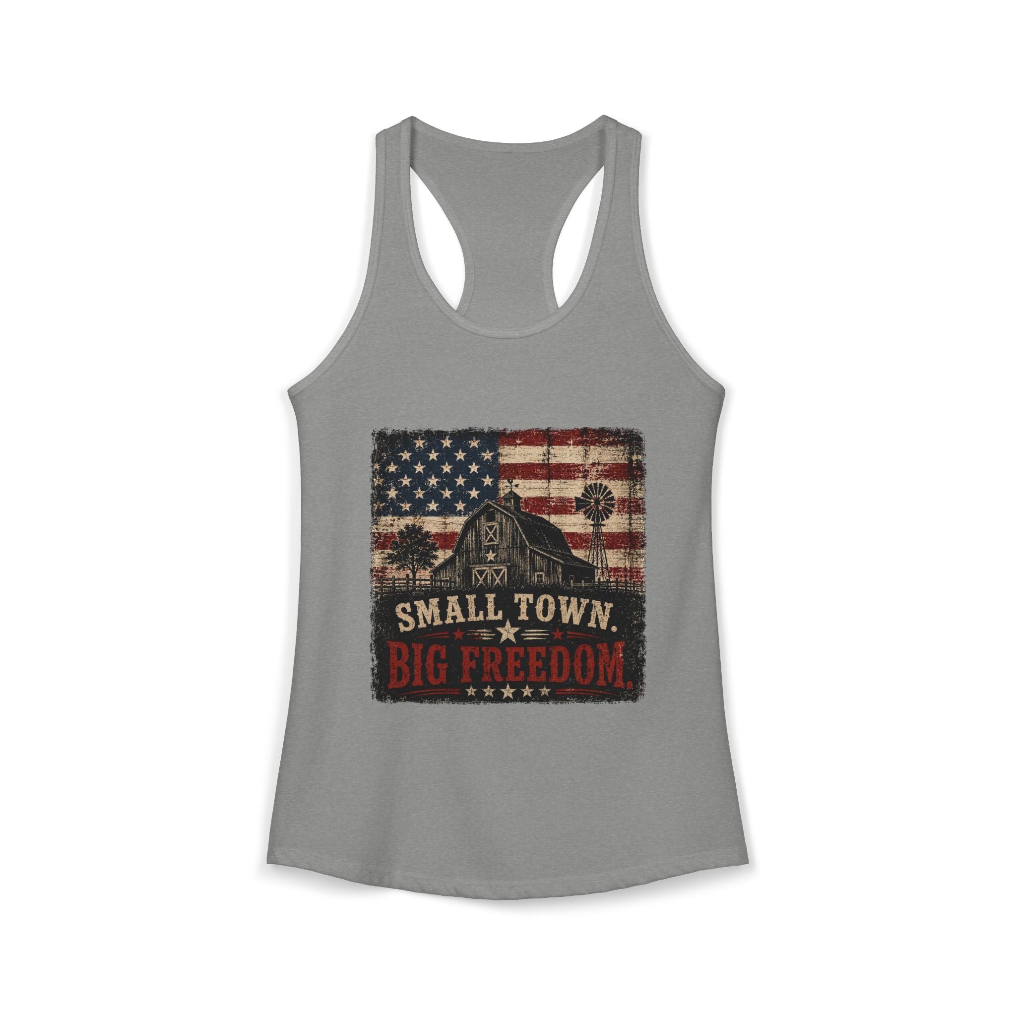 Small Town Big Freedom 4th of July Tank Top