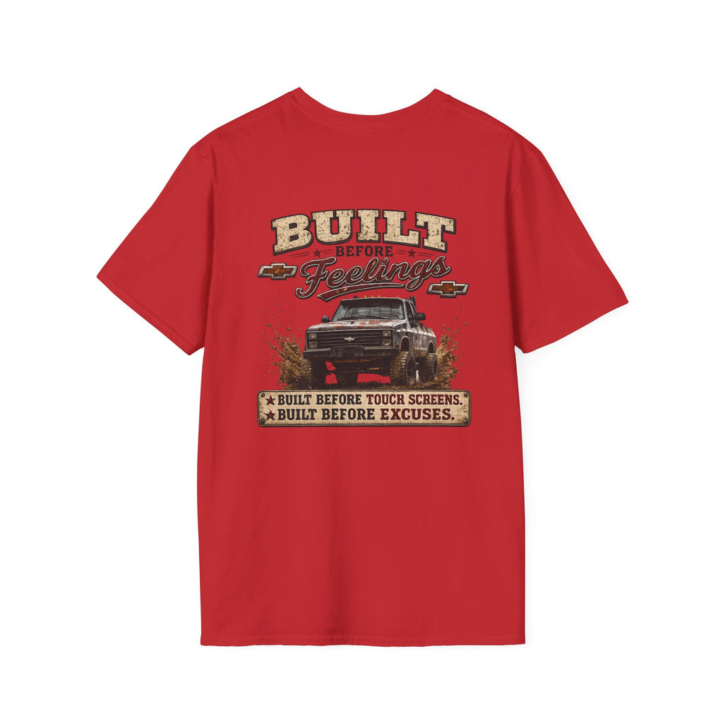 Vintage 'Built Not Bought' Chest Logo T-Shirt