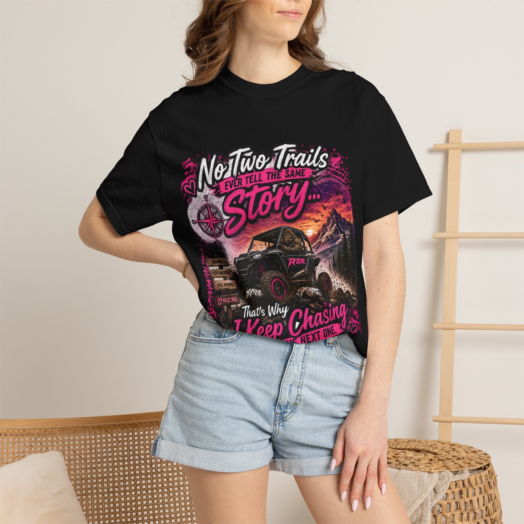 Off‑Road Truck T‑Shirt — “No Two Trails Ever Tell the Same Story” Adventure Tee