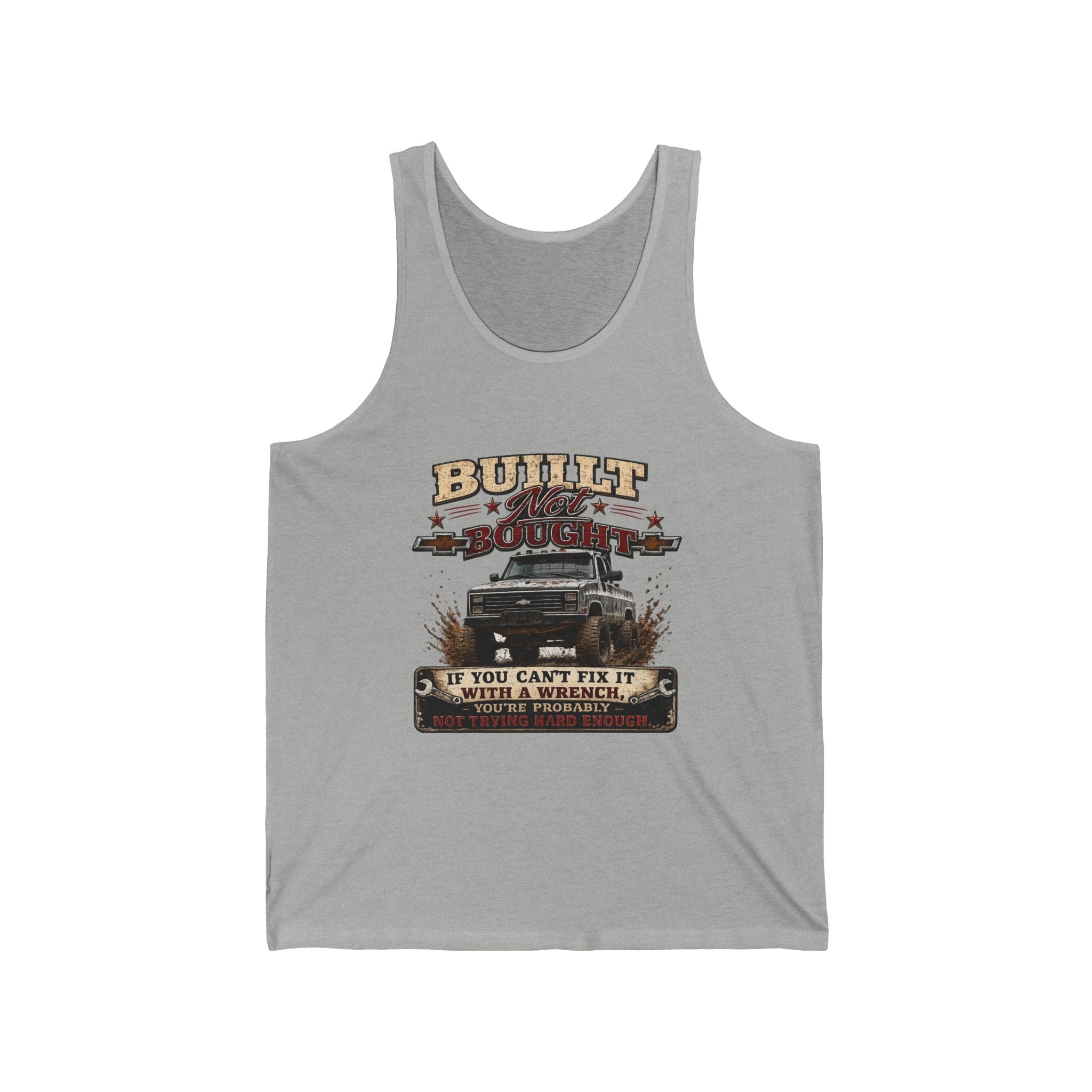 Built Tough Truck Tank Top – "If You Can't Fix It with a Wrench..."