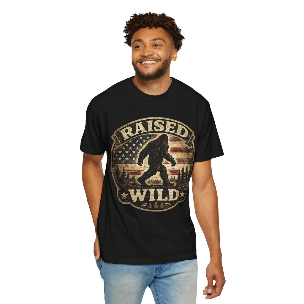 Raised Wild Bigfoot T-shirt