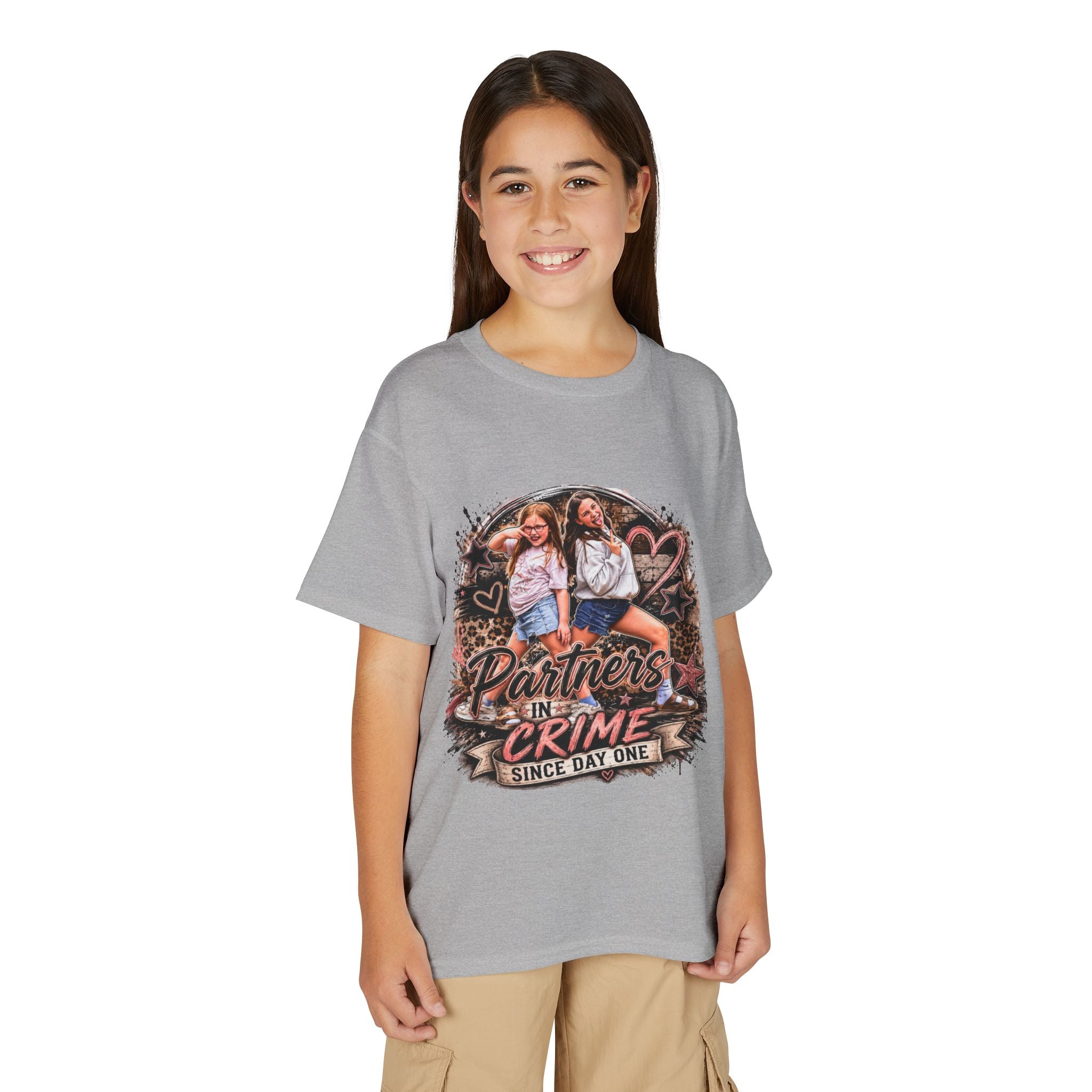 "Partners in Crime Since Day One" Best Friend Tee – Youth T-Shirt