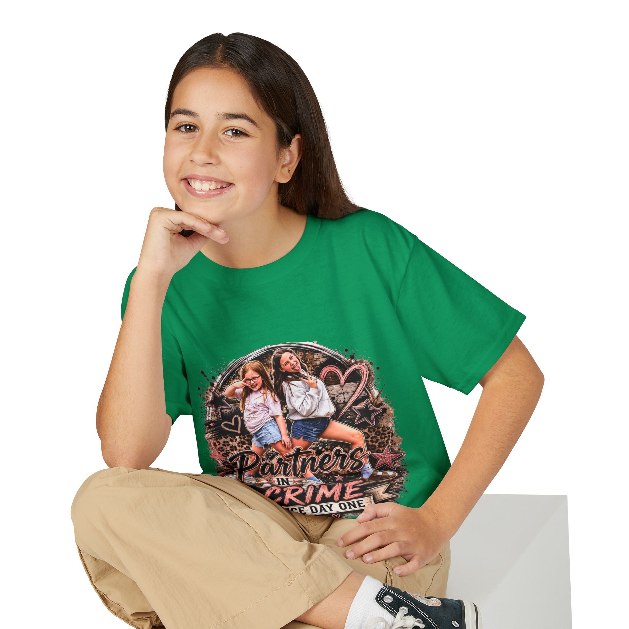 "Partners in Crime Since Day One" Best Friend Tee – Youth T-Shirt