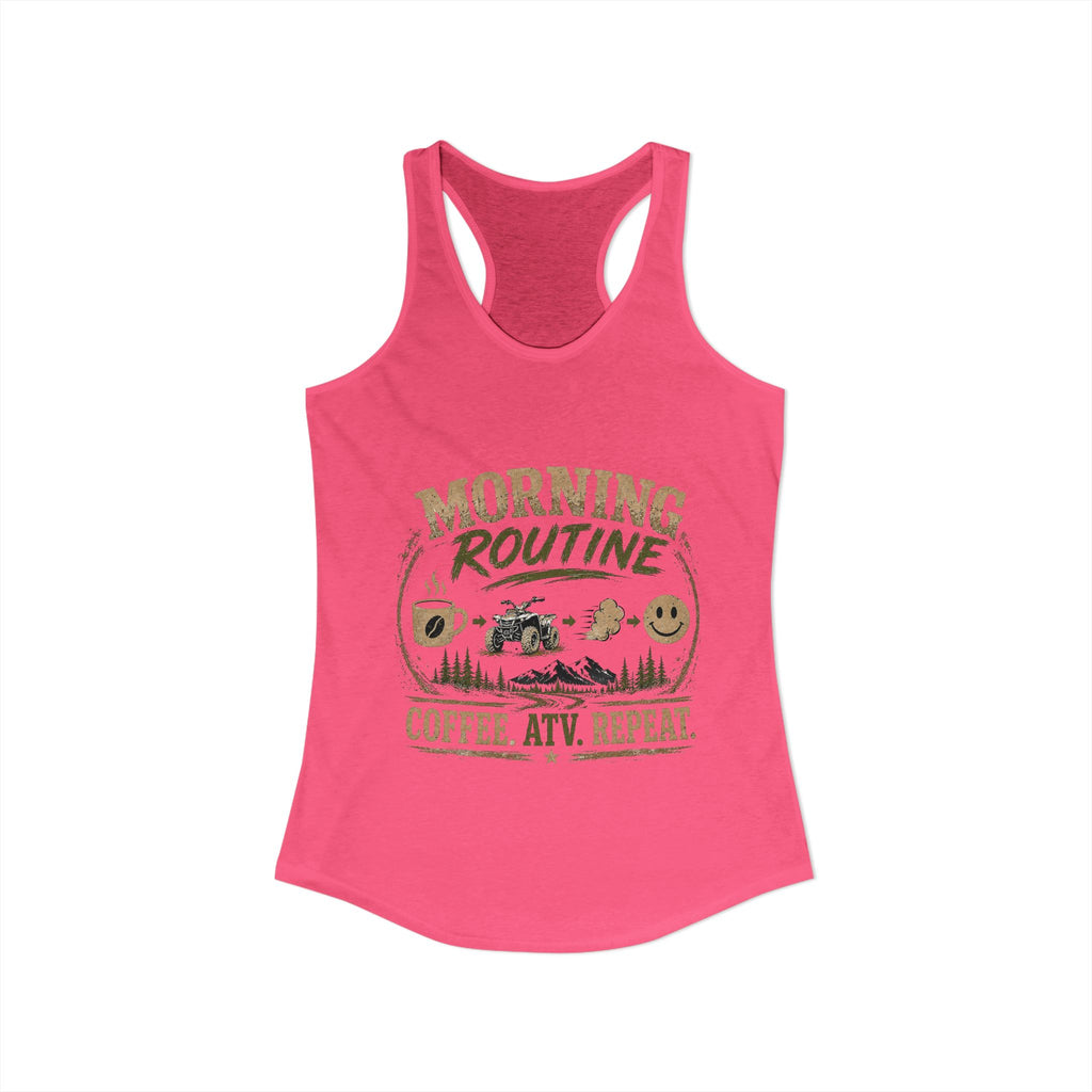 Morning Routine Women's Ideal Racerback Tank