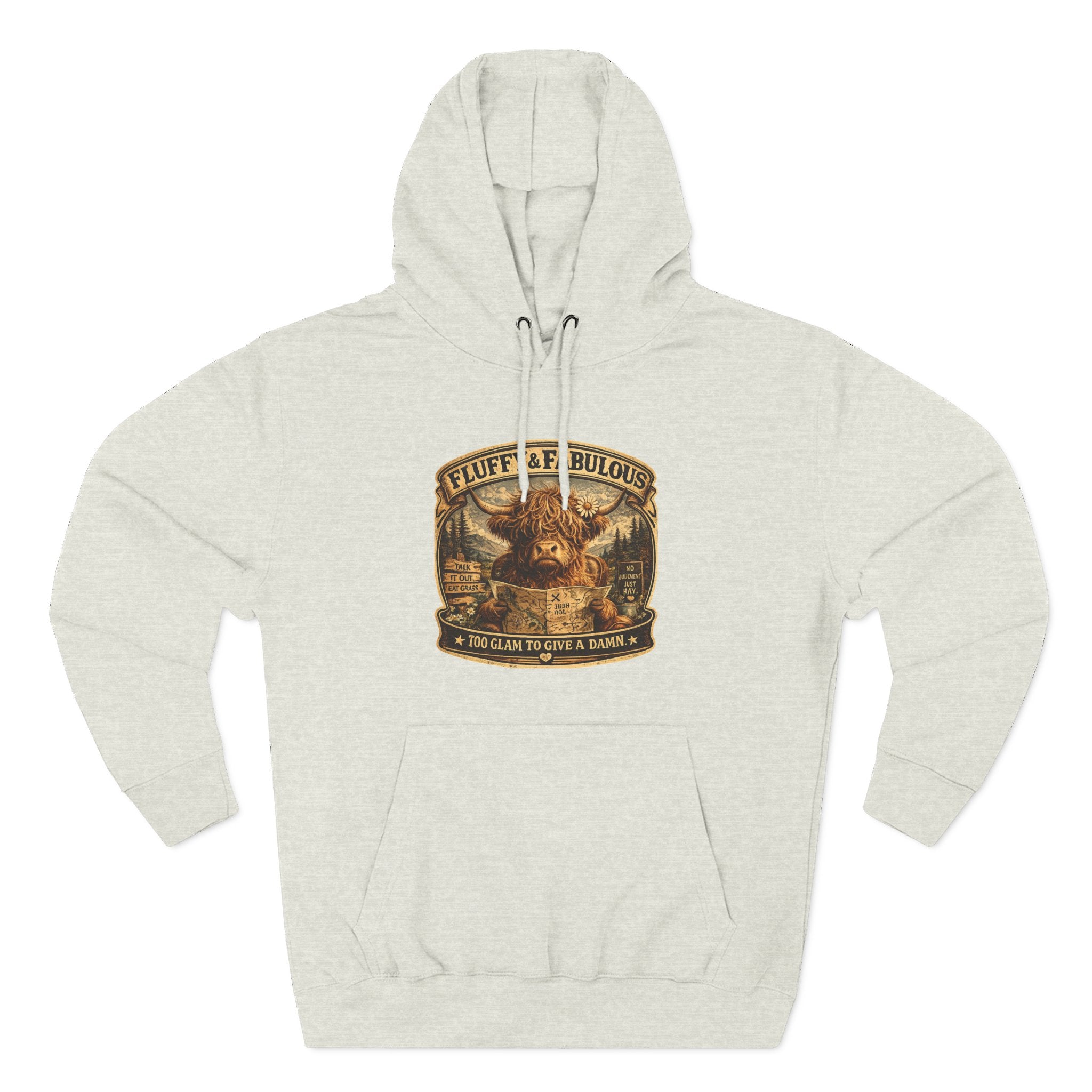 Fluffy & Fabulous Three-Panel Fleece Hoodie