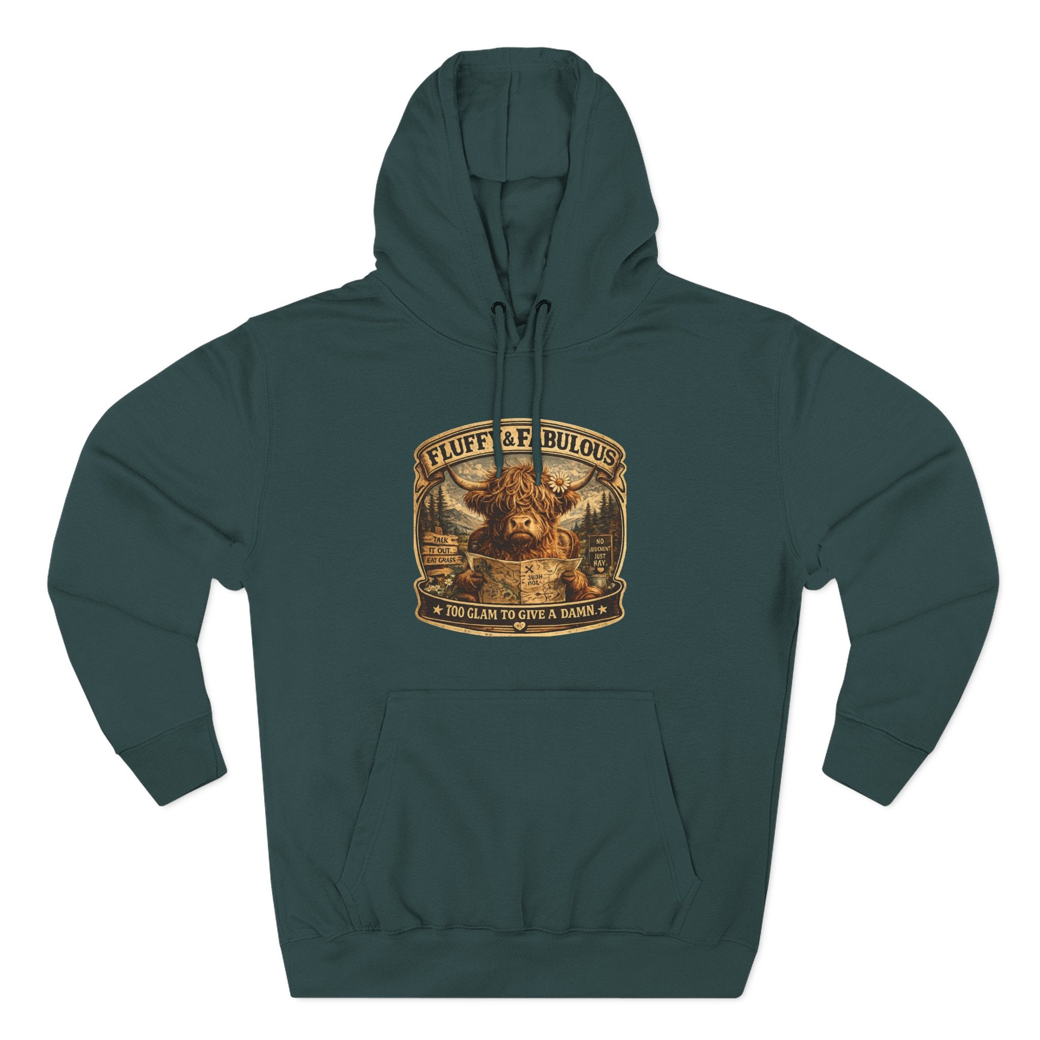 Fluffy & Fabulous Three-Panel Fleece Hoodie