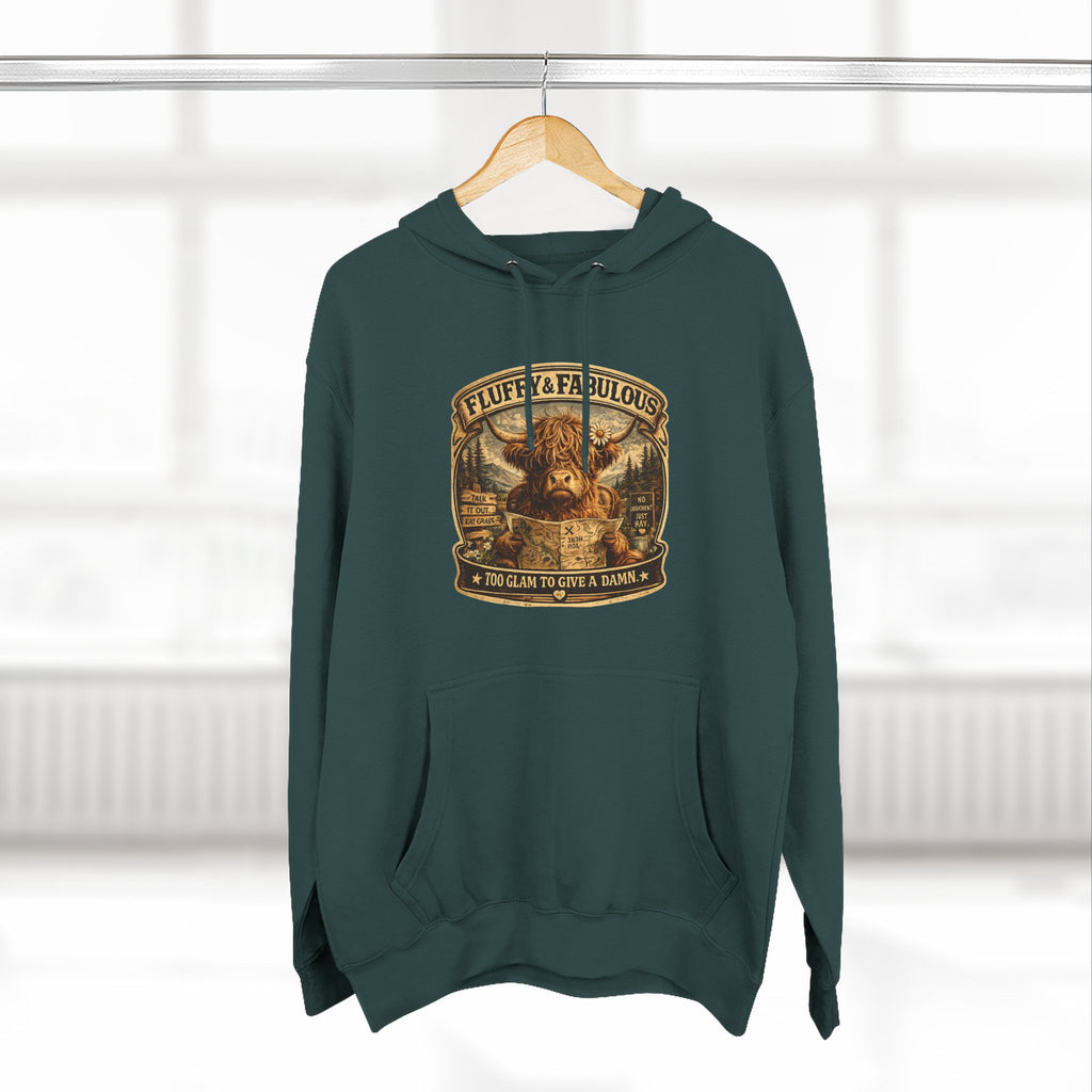 Fluffy & Fabulous Three-Panel Fleece Hoodie
