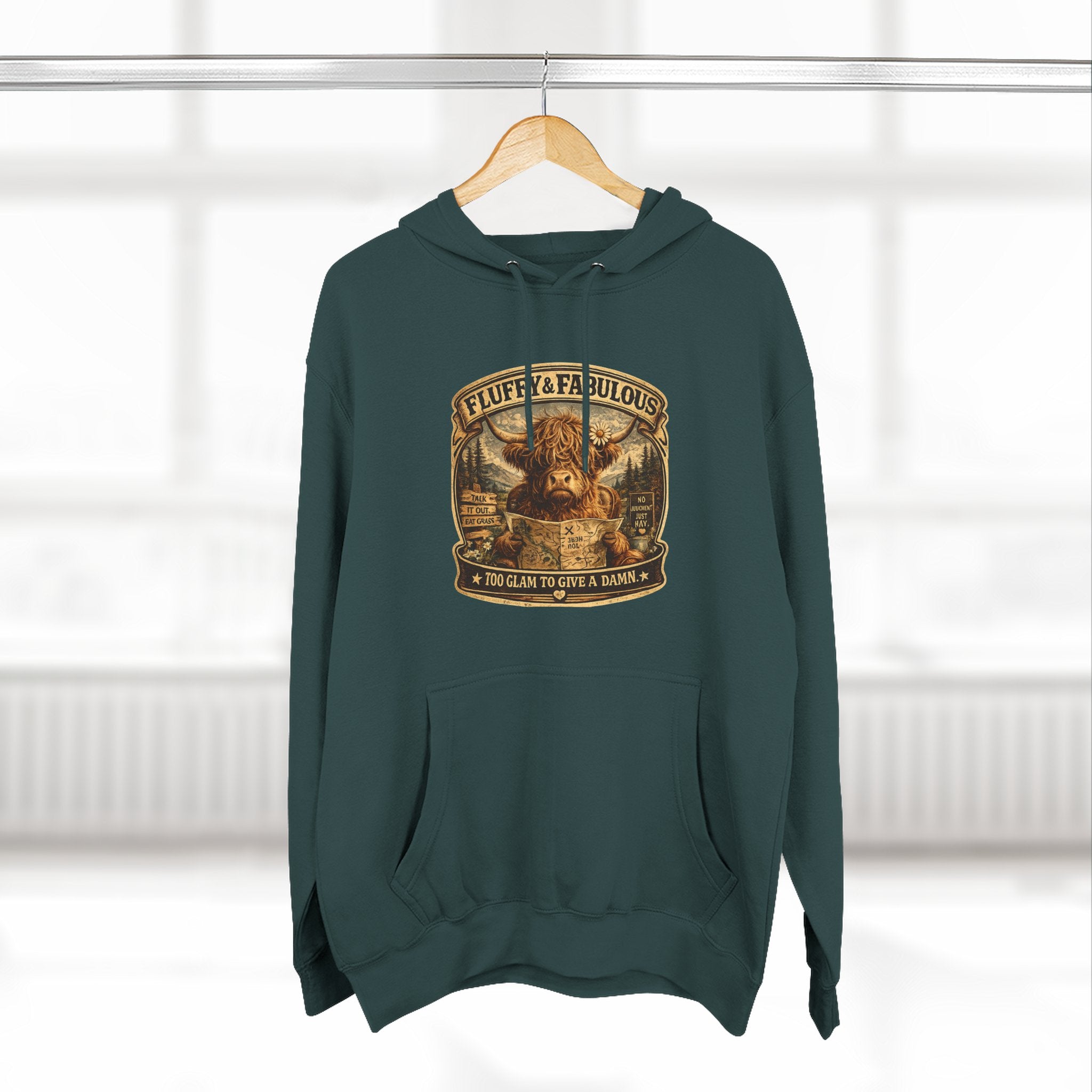 Fluffy & Fabulous Three-Panel Fleece Hoodie