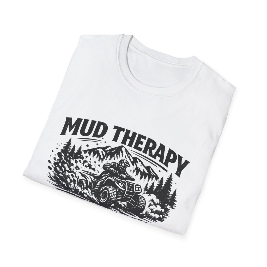 Mud Therapy T-Shirt — Off‑Road ATV Dirt Riding Graphic Tee