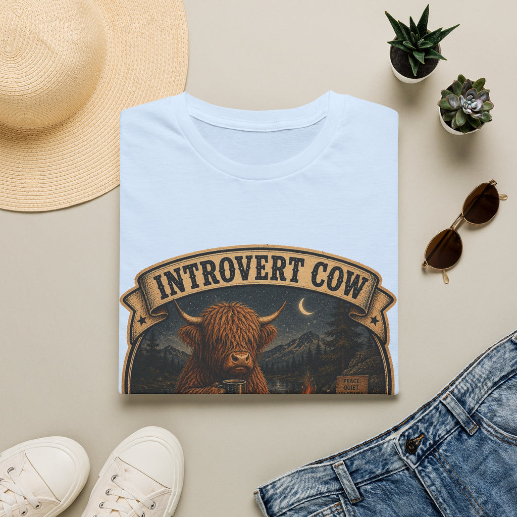 Inrovert Highland Cow Unisex Softstyle T-Shirt