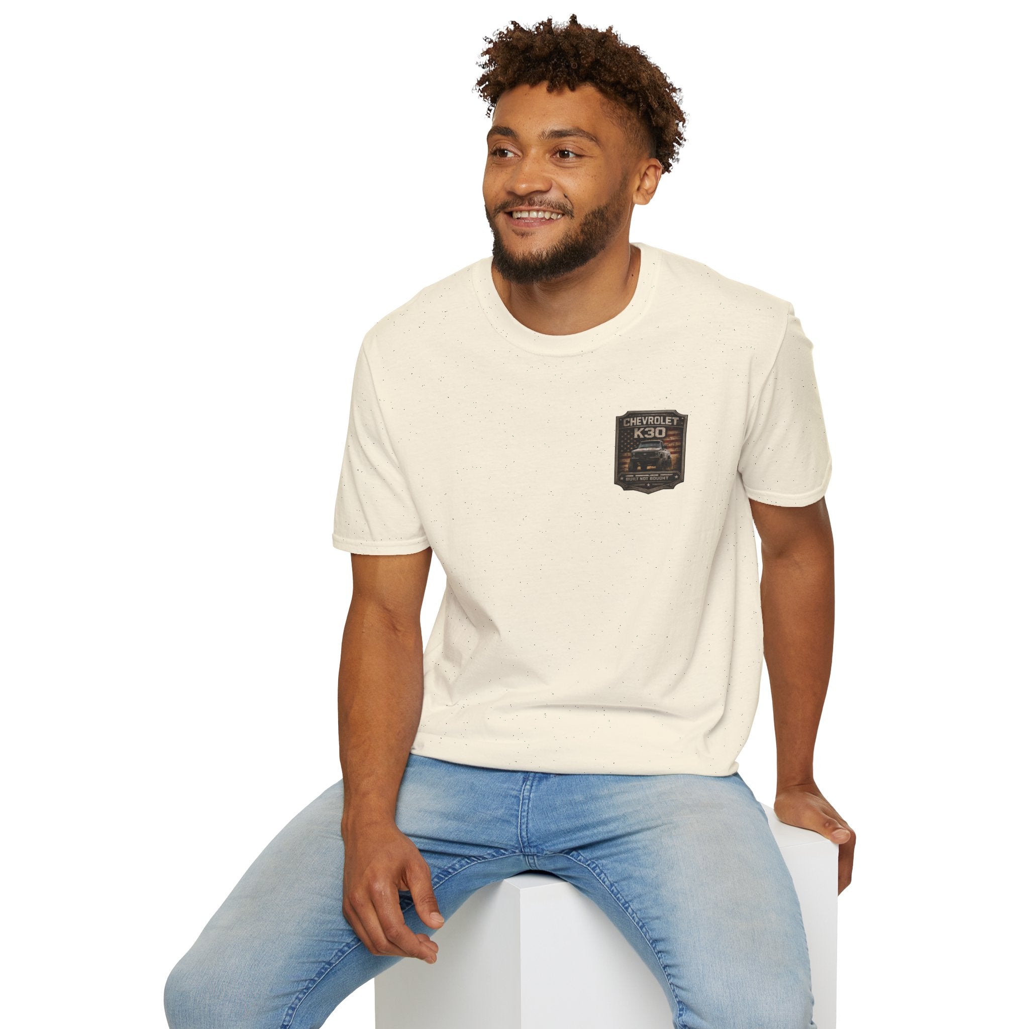 Square Body Soul - Chevrolet K30 Vintage Truck Pocket T‑Shirt
