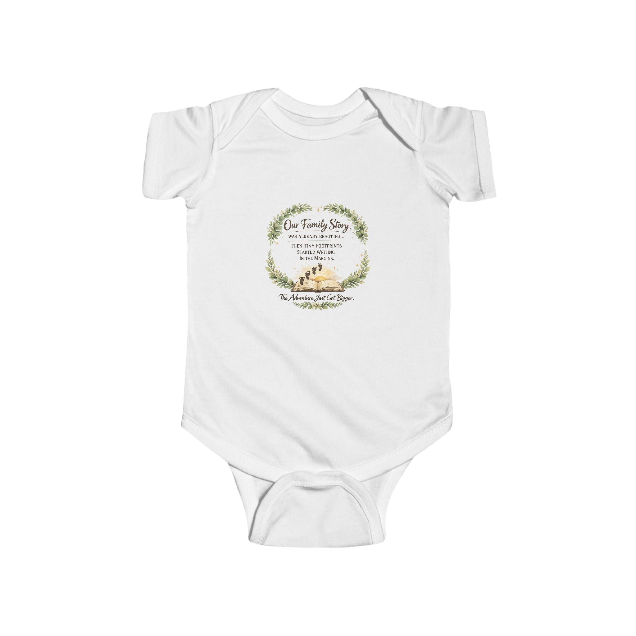 "Our Little Sprout" Floral Baby Onesie (Gender Neutral Newborn Gift) - Infant Bodysuit