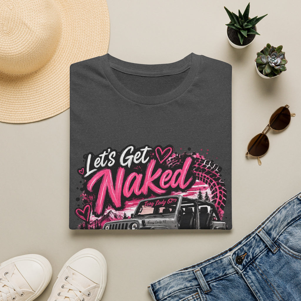 Jeep 'Let's Get Naked' Graphic T-Shirt — Funny Off-Roading Top