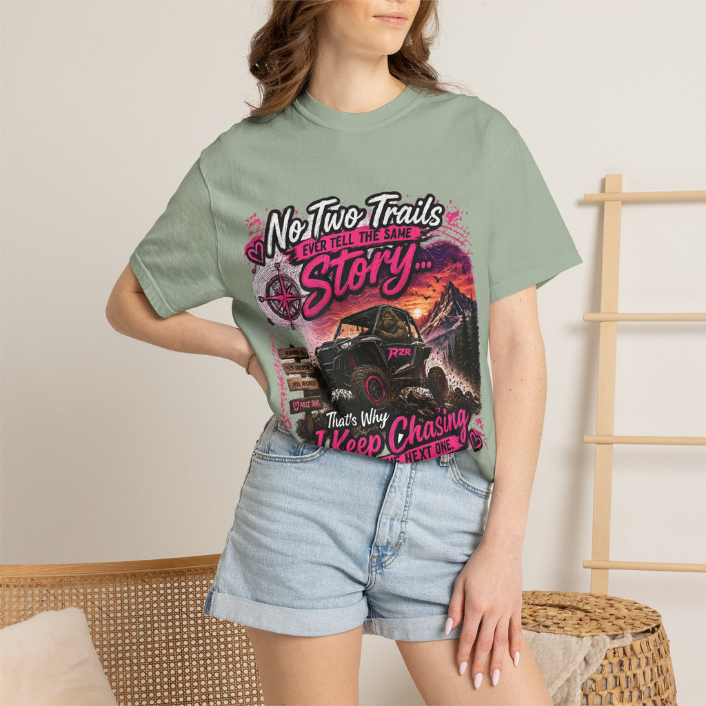 Off‑Road Truck T‑Shirt — “No Two Trails Ever Tell the Same Story” Adventure Tee