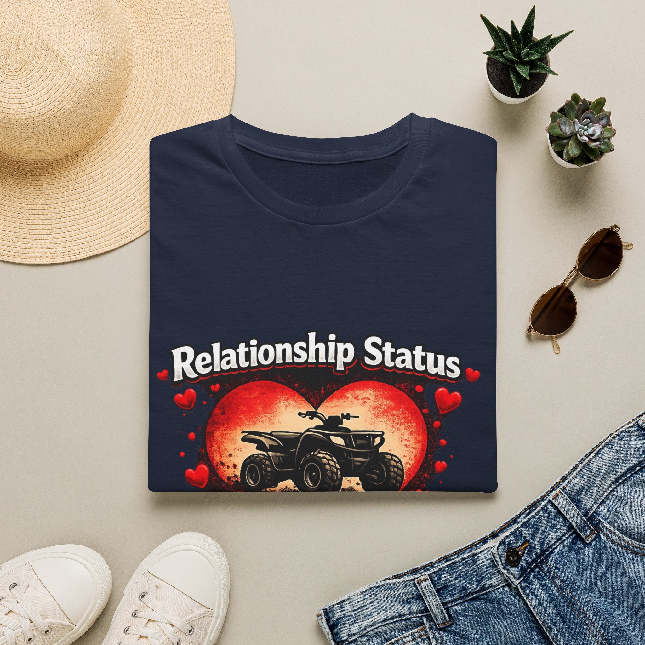 Jeep 'Let's Get Naked' Graphic T‑Shirt — 'Just Me & My Jeep' Off‑Road Pink Design