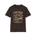 Trail Math T‑Shirt — Vintage Outdoor Eagle & American Flag Hiking Tee
