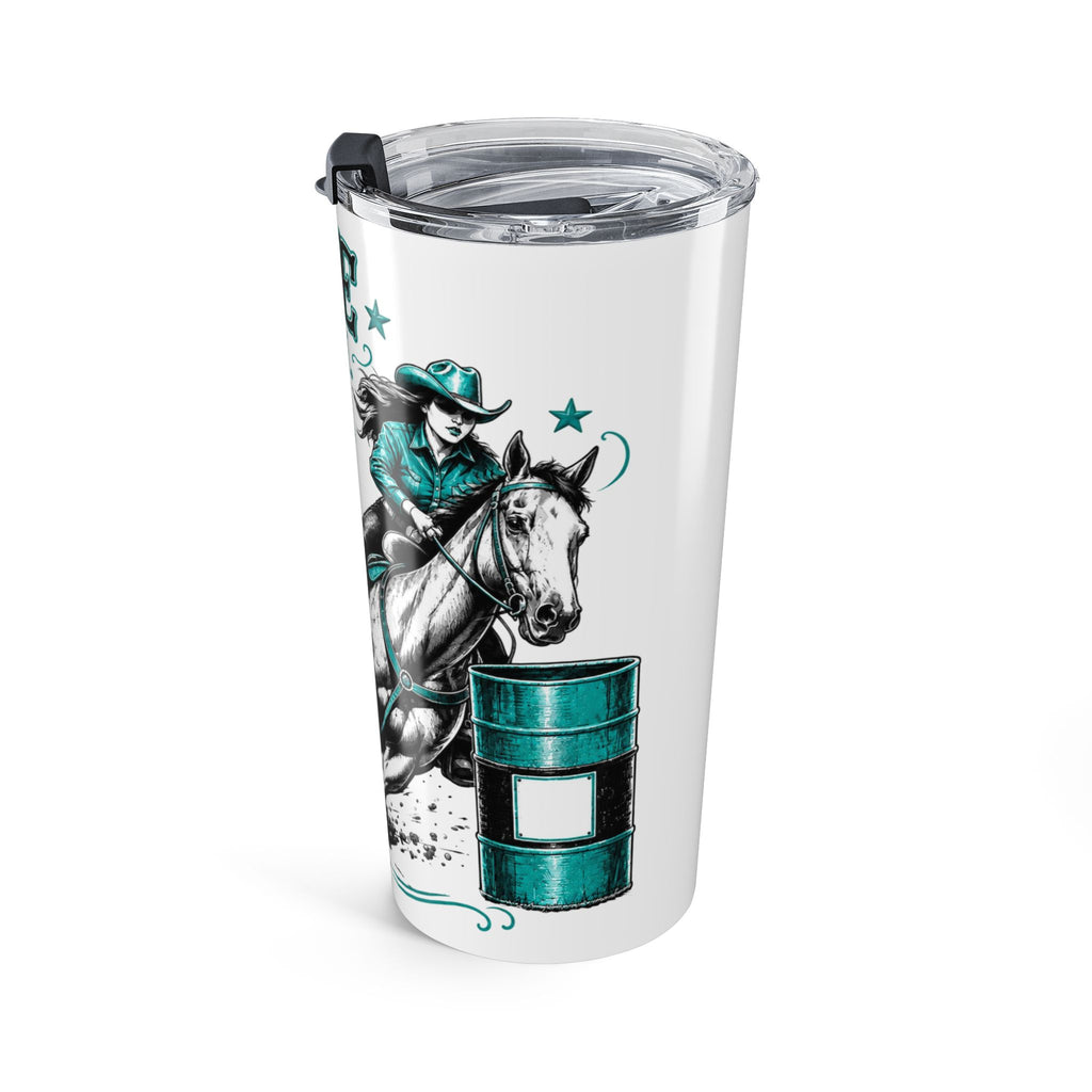 Chase the Dream Horse Teal Tumbler 20oz