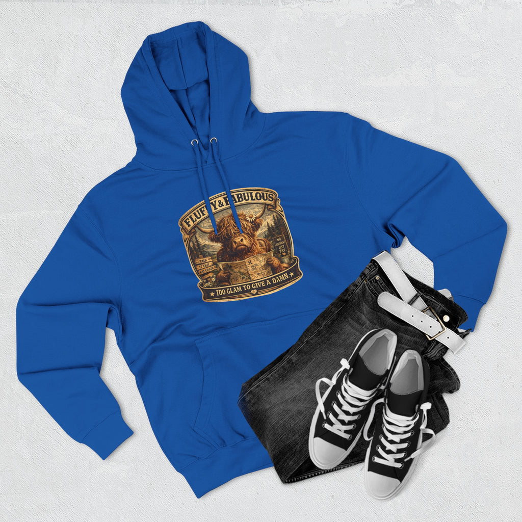 Fluffy & Fabulous Three-Panel Fleece Hoodie