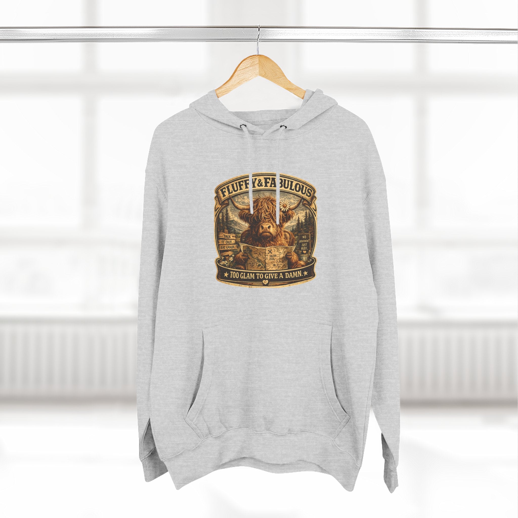Fluffy & Fabulous Three-Panel Fleece Hoodie