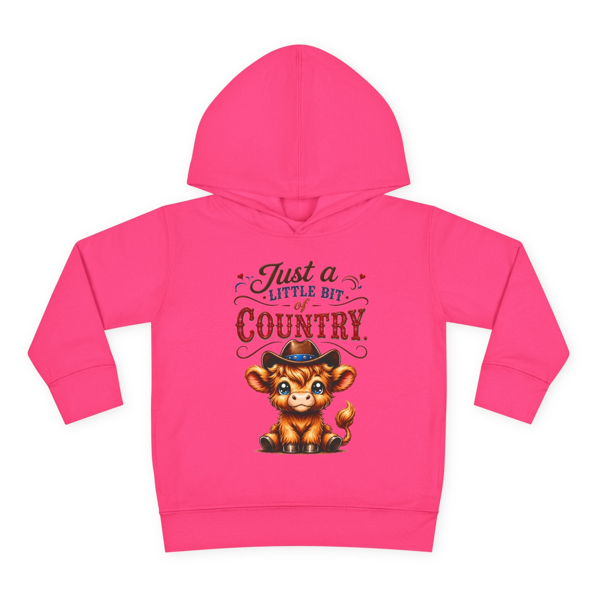 Just a Little Bit of Country Toddler Pullover Fleece Hoodie