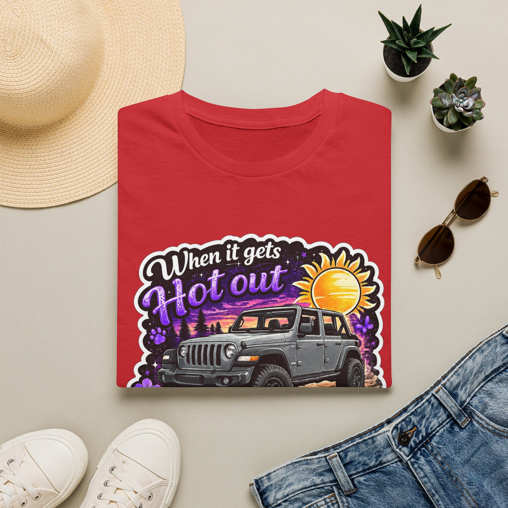 When It Gets Hot (Purple) Unisex Softstyle T-Shirt
