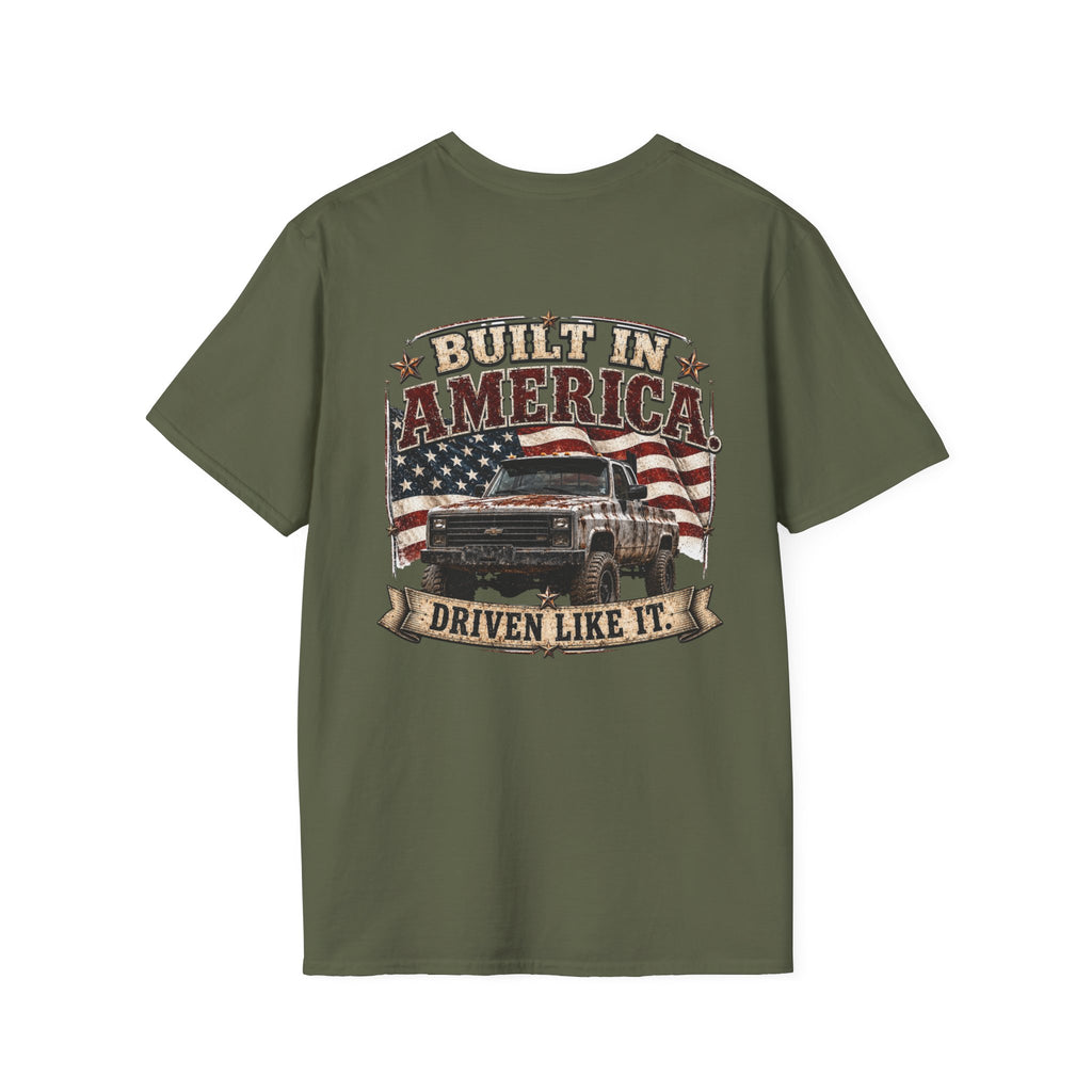 Built in America - Chevrolet K30 Vintage Badge T-Shirt